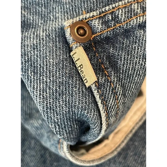 00552 - LLBean Mens Relaxed Fit‎ Jeans Classic Blue Denim Size 38x32 100% cotton - Picture 11 of 11